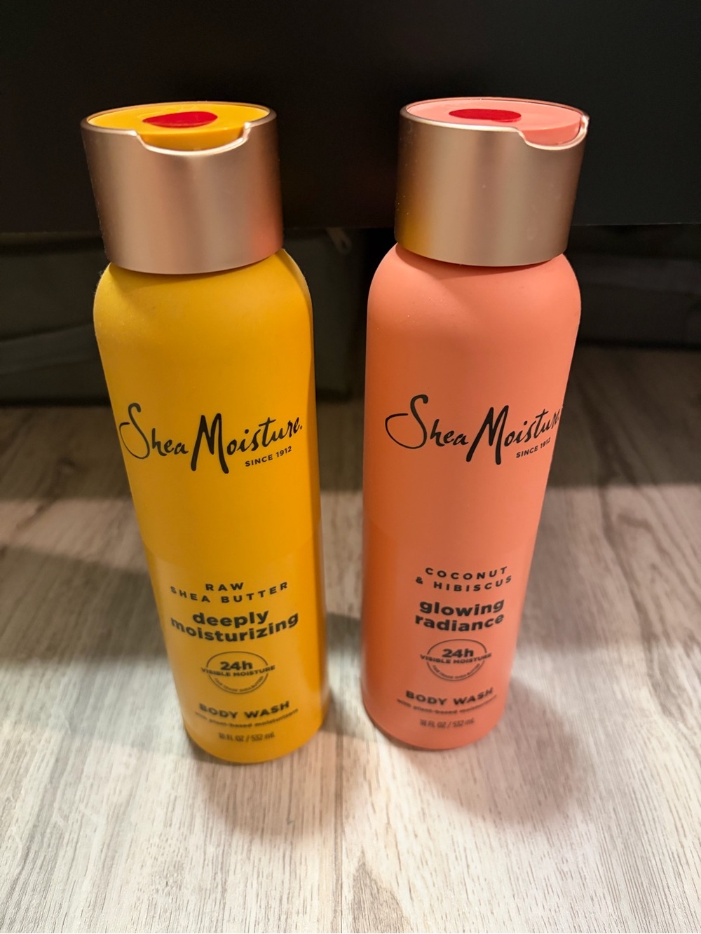 Shea Moisture Yellow & Peach Body Wash Duo